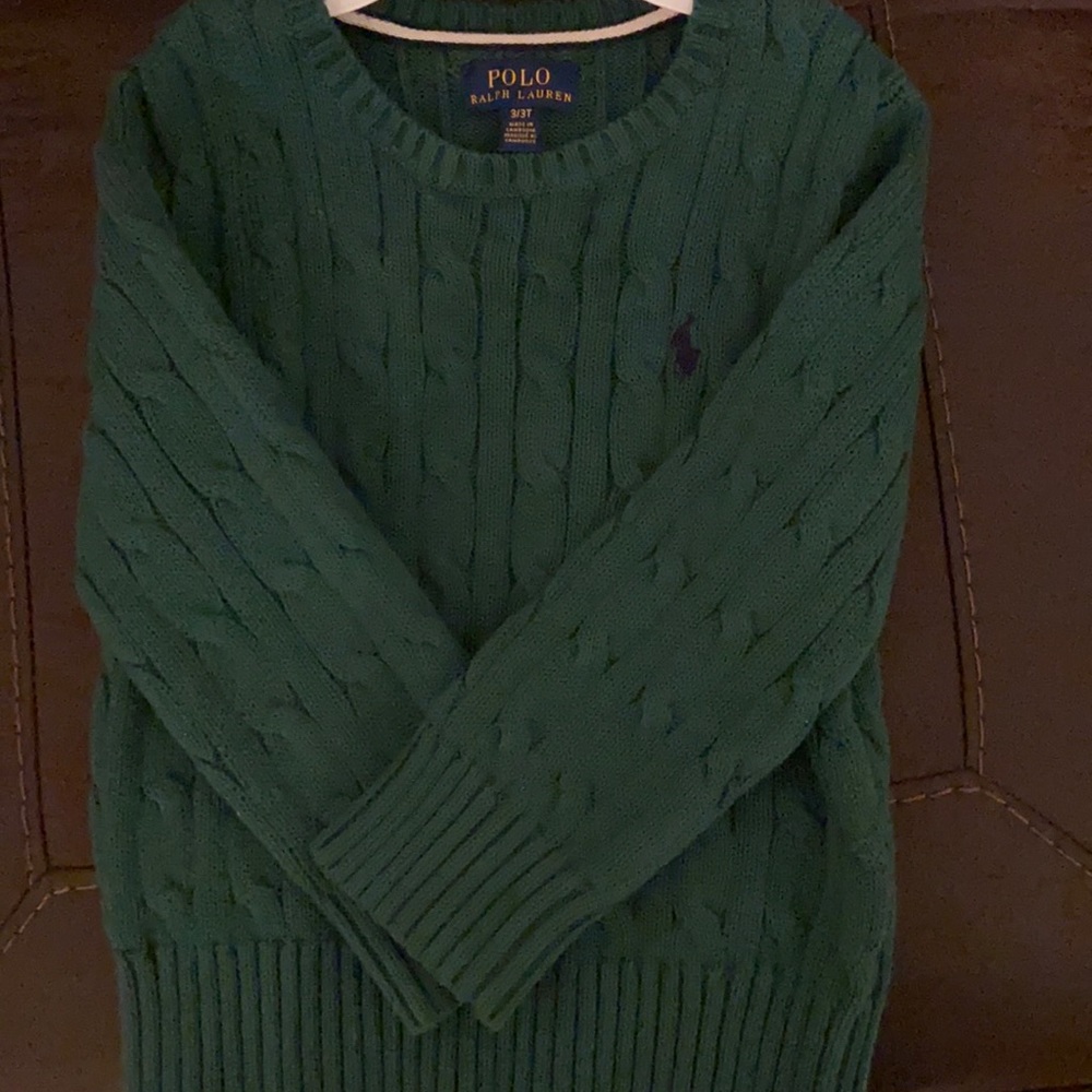 3T RALPH LAUREN KNIT SWEATER